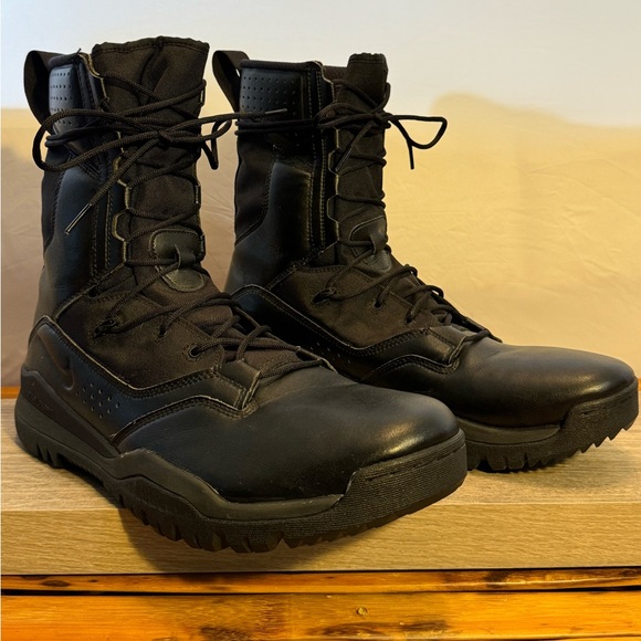 Men’s Nike SFB Field 2 Black 8” Tactical Boots A07507-001 Size 14 - Picture 5 of 16